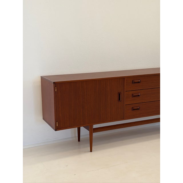 Wood Vintage Teak Sideboard from Musterring, 1970s For Sale - Image 7 of 13