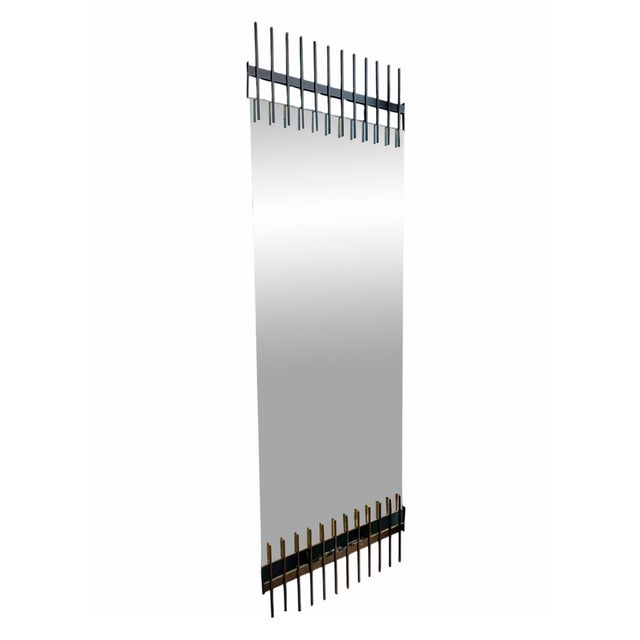 Wall Mirror by Ettore Sottsass for Santambrogio & De Berti, Italy, 1950s For Sale - Image 6 of 6