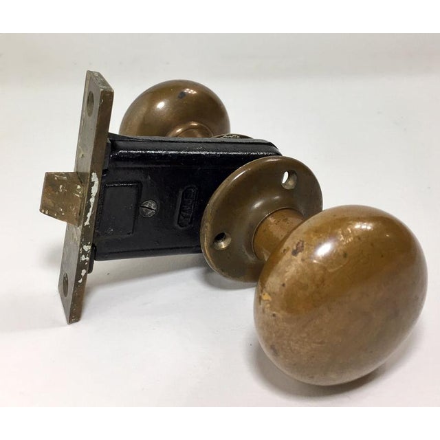 Antique American Brass Door Knobs A Pair Chairish