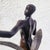 20th Century Man with Antelope in Bronze and Marble For Sale - Image 9 of 18