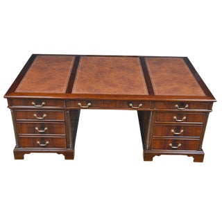 Traditional Huge Partners Desk For Sale