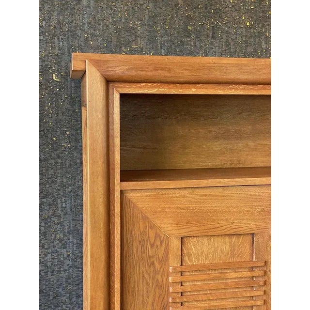 Oak Cabinet by Charles Dudouyt, France, 1940's For Sale In Austin - Image 6 of 12