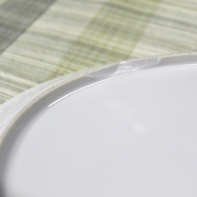 Mid-Century Modern Pair 1950s Meito Tempo Oval Porcelain Serving Platters For Sale - Image 3 of 6