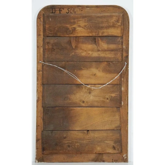 Louis Philippe Arch Top Gilt Mirror (H 49 1/4 X W 28 3/4) For Sale - Image 12 of 12