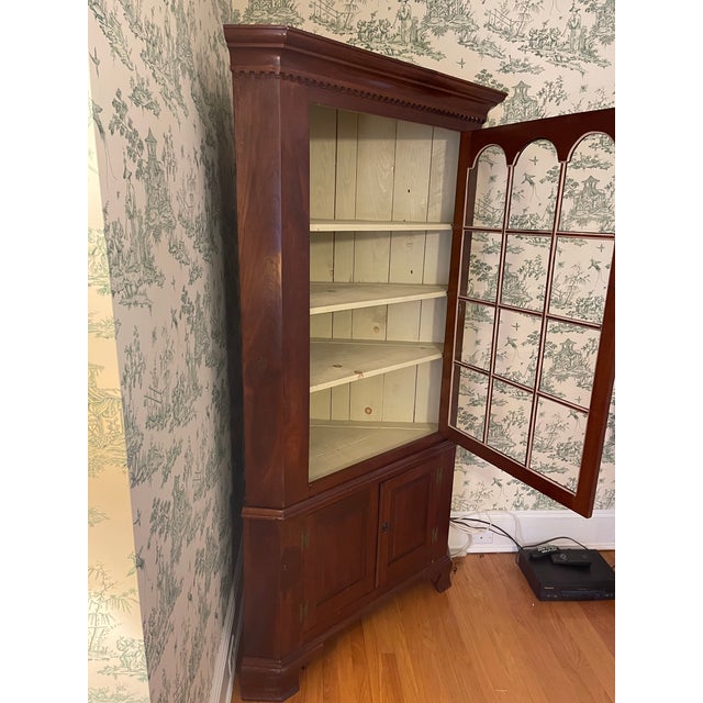 Late 19th Century Antique Corner Cabinet For Sale - Image 4 of 9