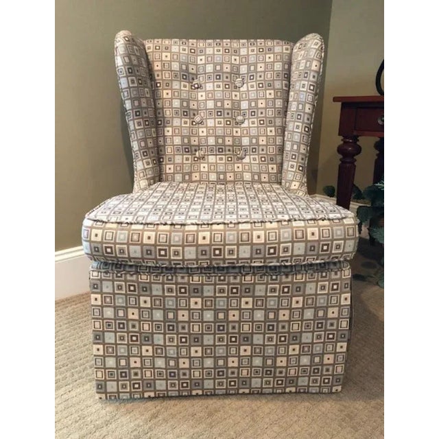 Wingback Chair - Petite For Sale - Image 9 of 9