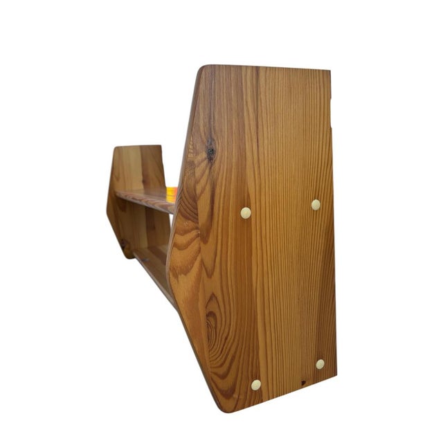 1970s Vintage Brutalist Wall Shelf, 1970 For Sale - Image 5 of 8