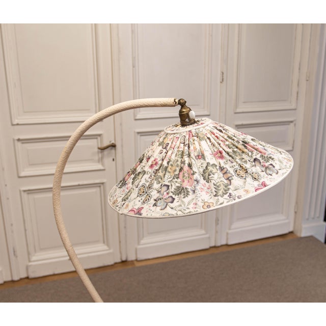 1930s Arc Floor Lamp attributed to Iwo, Sweden, 1930s For Sale - Image 5 of 14