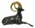 After Loet Vanderveen, Ram Statue, 1950s, Brass For Sale