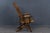Antique Lounge Chair in Leather and Walnut For Sale - Image 12 of 18