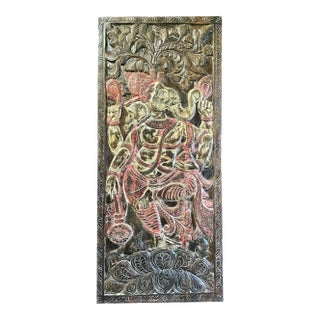 Vintage Ganesha Artistic Wall Decor, Interior Barn Door For Sale