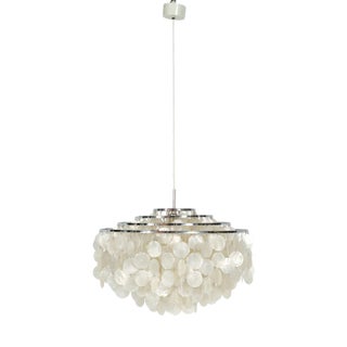 Midcentury Modern Fun Light Chandelier by Verner Panton for J. Luber AG, 1960s For Sale