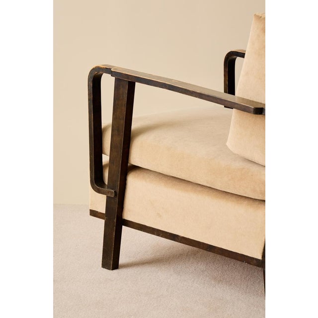 Wood Swedish Modern Easy Chair, 1940s For Sale - Image 7 of 9