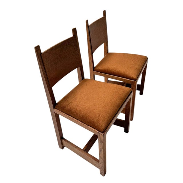 1920s Art Deco Side Chairs by Hendrik Wouda for Pander, 1924, Set of 2 For Sale - Image 5 of 15