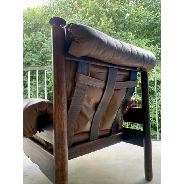 Brutalist Lounge Chair in the style of Sergio Rodrigues, 1960s For Sale - Image 10 of 13