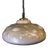 Mushroom Colored Acrylic Retractable Pull Down Dining Room Pendant Lamp, 1970s For Sale