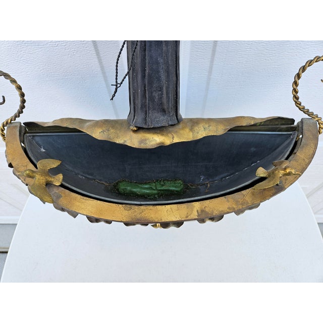 Italian Mixed Metals St. Francis of Assisi Wall Pocket Planter For Sale - Image 9 of 17