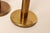 Set of Two Vintage Patinated Brass Candlesticks With Cork Bases For Sale - Image 17 of 18