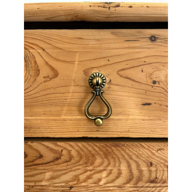 Antique French Pine Four-Drawer Commode For Sale In Los Angeles - Image 6 of 7