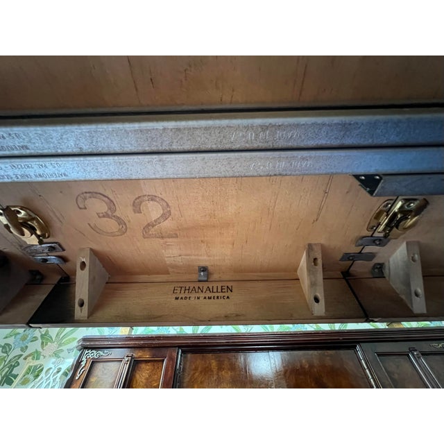 Ethan Allen British Classics Dining Table With Two Leaves For Sale - Image 12 of 12