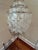 2010s Organic Modern Verner Panton Style Capiz Shell & Chrome Floor Lamp For Sale - Image 5 of 11
