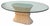 Glass Vintage McGuire Furniture Co Glass Top Horse Track Dining Table For Sale - Image 7 of 7