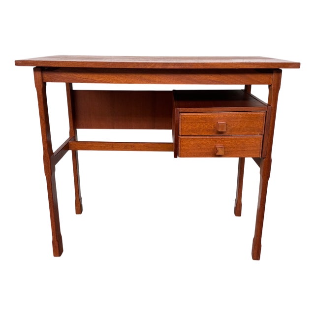 Vintage Scandinavian Teak Desk, 1950s For Sale