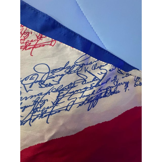 Rare Edward H. White II Memorial Fund commemorative scarf dating to the early years of America’s space program. Created...