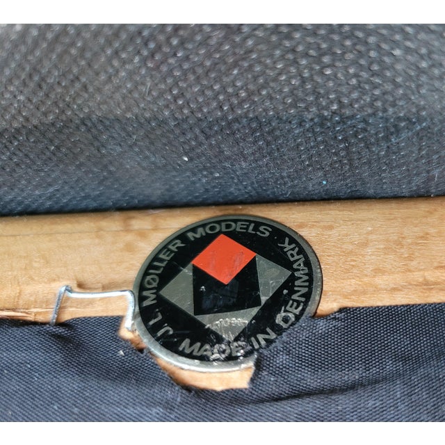 Wood 1960s Danish j.l. Moller Teak Dining Chairs Set/4 For Sale - Image 7 of 15