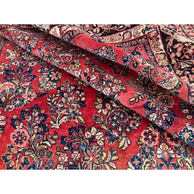 Vintage Sarouk Rug, 1920s For Sale - Image 16 of 18