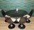 Space Age Dining Table in Glass and Aluminum, USA, 1970s For Sale - Image 12 of 13
