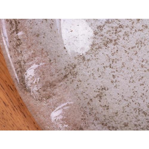 1960s Modernist Amber Murano Glass and Brass Flush Mount from Kaiser Leuchten, 1960s For Sale - Image 5 of 6