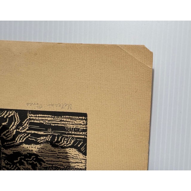 This is a 1928 woodcut lithograph signed in pencil by renowned artist Birger Sandzen. This was done in 1 edition of 100...