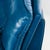 Set of Vintage Blue Leather Armchair and Ottoman by Nicoletti Salotti for Avanti, Italy, 1980s For Sale - Image 17 of 18