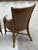 Set of 4 Asian Chinoiserie Faux Bamboo Armchairs With Sculptural Metal Fish Motifs For Sale - Image 16 of 17