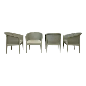 Set of 4 Drexel Caned Dining Chairs