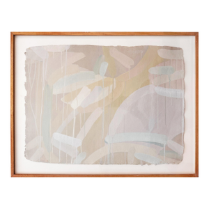 Late 20th Century Carol Cohen Hamoy Abstract Gouache Painting, Handmade Paper #2
