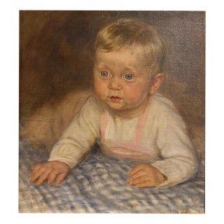 Heinrich Pforr, Grandson, 1940, Oil Painting on Canvas For Sale