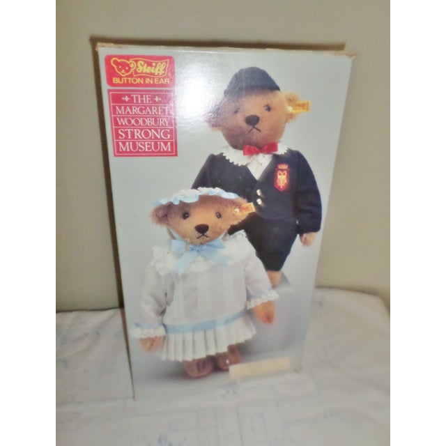 1980s Vintage 1980s Steiff Victorian Boy Mohair 14" Teddy Bear Fully Jointed in Box For Sale - Image 5 of 9