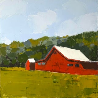 "Caribou" Original Modern Oil Painting, by Jennifer Hohlfelder For Sale