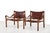 Two beautiful chairs by Arne Norell, model Sirocco, also known as safari lounge chairs. These two Scirocco easy chairs are...