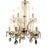 Mid-Century Italian 10-Arm Crystal Chandelier With Turkish Teardrop Prisms, c.1950s For Sale - Image 4 of 15