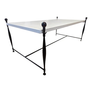 Hickory Chair Ionia Cocktail Table With Stone Top For Sale