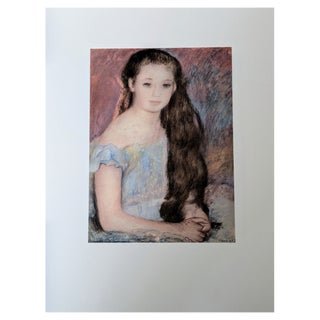 Pierre-Auguste Renoir, A Young Girl's Portrait, Lithograph For Sale