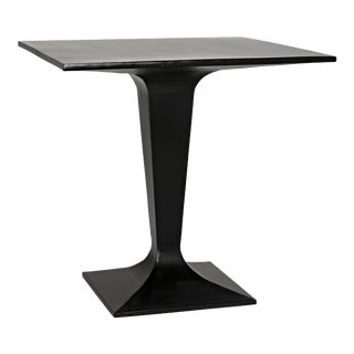 NOIR Anoil Bistro Table in Black Metal For Sale