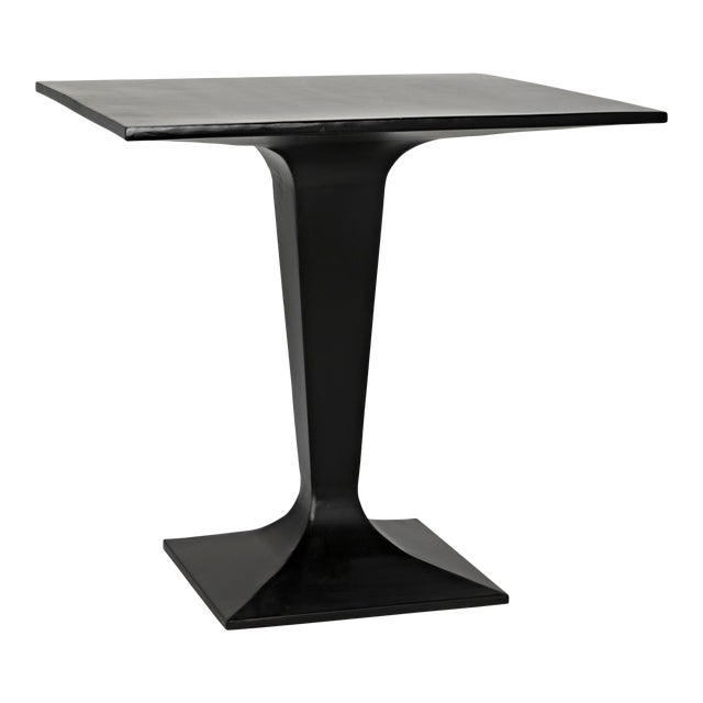 NOIR Anoil Bistro Table in Black Metal For Sale