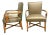 1960s Biedermeier Revival Open Arm Chairs - a Pair For Sale