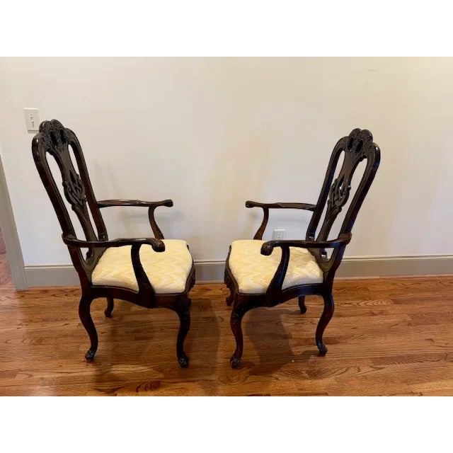 1980s Italian Rococo Style Dining Chairs - Set of 6 For Sale In Atlanta - Image 6 of 18