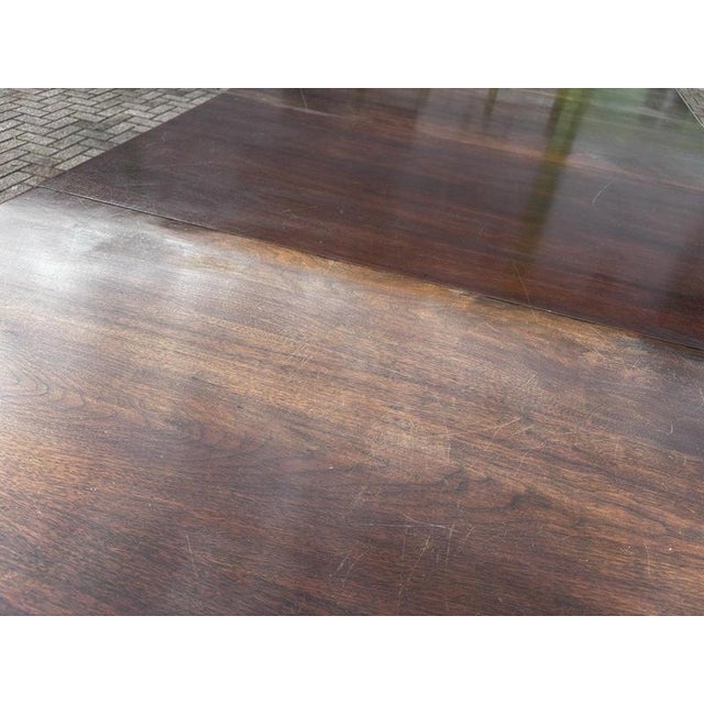 Extending Dining Table & 10 Chairs with 2 Leaves, Set of 11 For Sale - Image 6 of 18