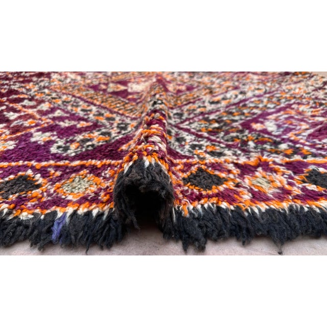 Moroccan Collector Moroccan Beni M'Guild Rug - 12.3 X 6.7 Ft For Sale - Image 3 of 8